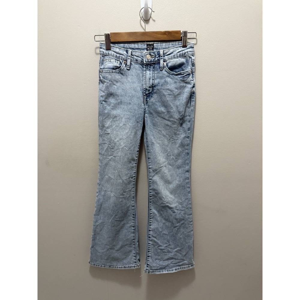 GAP Denim 70s Flare Jeans – Size 10 – Light Wash Retro Y2K